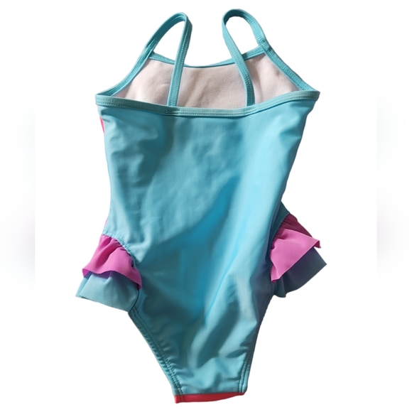 Iplay Wonder Nation 2T Toddler Girl Swimsuit Lot Unicorn One Pc Reusable Diaper - Picture 9 of 12